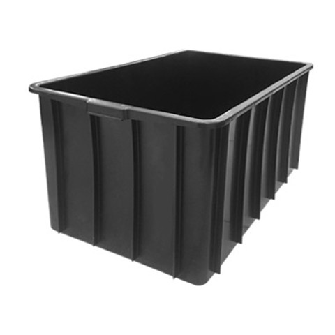 Caixa Plástica Fechada com Tampa 180 Litros 88x55,5x47,5cm