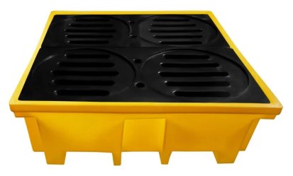 Pallet de Contenção 4 Tambores Grande